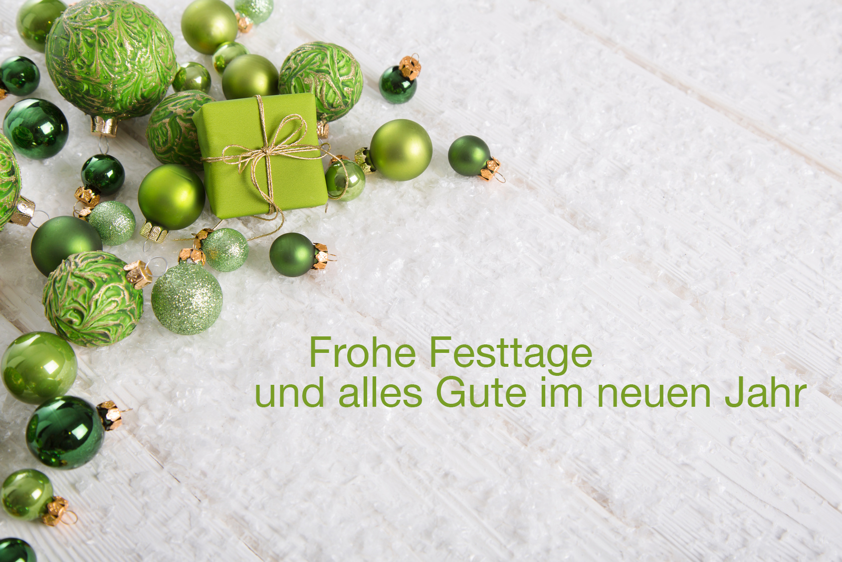 Frohe Festtage